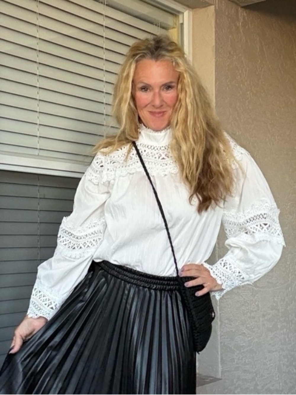 Elegant White Lace Blouse